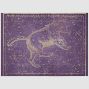 Ontwerp van de Gold Star Map 7 Tissuepapier