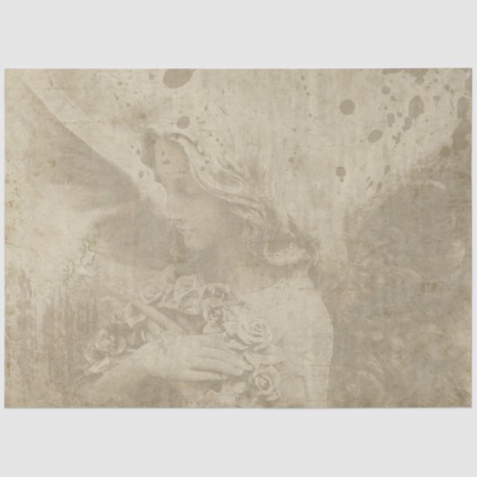 Ontwerp van de Gothic Angel-reeks 2 Tissuepapier (Voorkant)