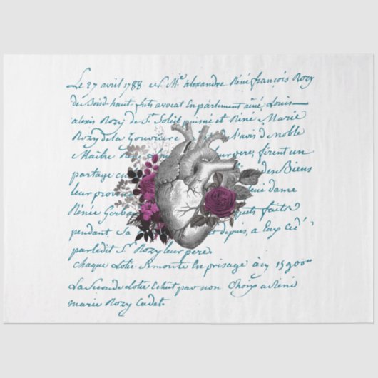 Ontwerp van de gothic Enchantreeks 7 Tissuepapier (Voorkant)