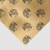 Ontwerp van de Gothic Gold-reeks 10 Tissuepapier (Detail)