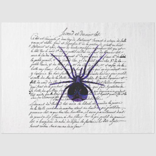 Ontwerp van de gothische debutante reeks 4 tissuepapier (Voorkant)