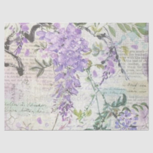 Ontwerp van de grafische Lila reeks Shabby 8 Tissuepapier