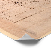 Ontwerp van de graftombe van paus Julius II Poster (Hoek)