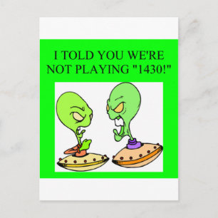 ontwerp van de grappige brugspeler briefkaart