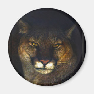 Ontwerp van de grote kat Cougar Mountain Lion Magneet