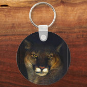 Ontwerp van de grote kat Cougar Mountain Lion Sleutelhanger (Voorkant)