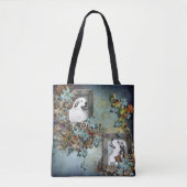 Ontwerp van de Grote Pyreneeën "Vader en Zoon" Tote Bag (Voorkant)