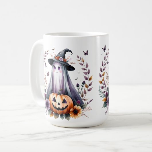 Ontwerp van de halloween-mok koffiemok (Voorkant links)