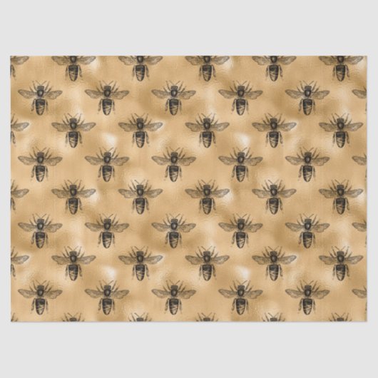 Ontwerp van de honingbijenreeks 14 Weefselpapier Tissuepapier (Voorkant)