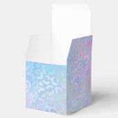 Ontwerp van de Iridescent Leopard-reeks 9 Bedankdoosjes (Geopend)