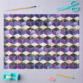 Ontwerp van de isometrische galaxreeks 4 tissuepapier (Craft)