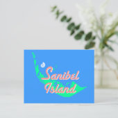 Ontwerp van de kaart van Sanibel Island (Staand voorkant)