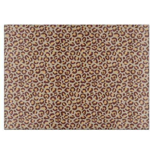 Ontwerp van de klassieke leopard-reeks 1 snijplank (Voorkant)