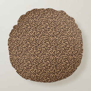 Ontwerp van de klassieke leopard-reeks 5 rond kussen