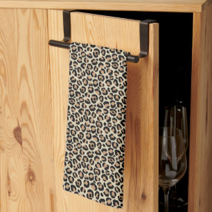 Ontwerp van de klassieke leopard-reeks 9 theedoek