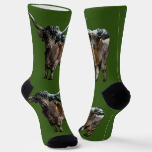 Ontwerp van de Koe van het Hoogland, Sokken van d