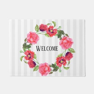 Ontwerp van de Kroon van de Bloemen van de Deurmat