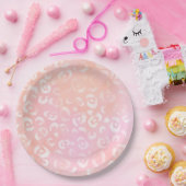 Ontwerp van de Leopard-schilderreeks 1 Papieren Bordje (Feest)