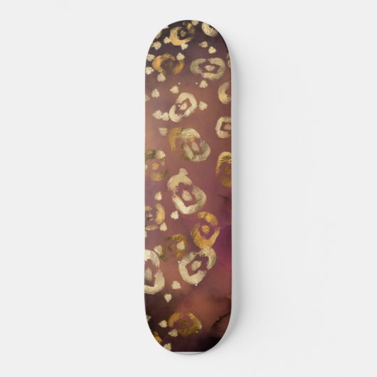Ontwerp van de Leopard-schilderreeks 7 Skateboard (Voorkant)