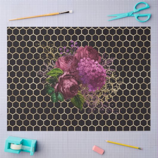 Ontwerp van de liefdebijenreeks 53 tissuepapier (Craft)