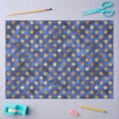 Ontwerp van de Luxury Blue- en Gold-reeks 10 Tissuepapier (Craft)