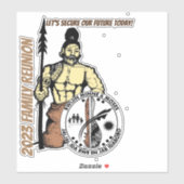 Ontwerp van de Marshalleilanden Sticker (Vel)