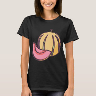 Ontwerp van de Melonenzomervrucht voor vruchten en T-shirt