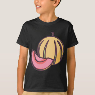 Ontwerp van de Melonenzomervrucht voor vruchten en T-shirt