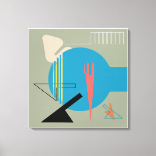 Ontwerp van de Mideeuw Jacobsen Homage Print