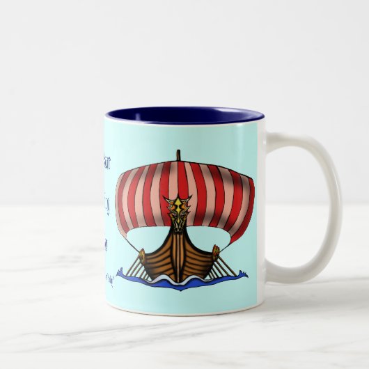 Ontwerp van de mok van Viking (Rechts)