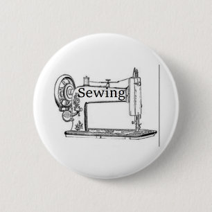 Ontwerp van de naaimachine ronde button 5,7 cm