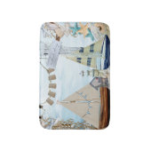 Ontwerp van de Nautische reeks 4 Badmat (Voorkant Verticaal)