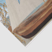 Ontwerp van de Nautische reeks 4 Tissuepapier (Detail)