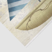 Ontwerp van de Nautische reeks 5 Tissuepapier (Detail)