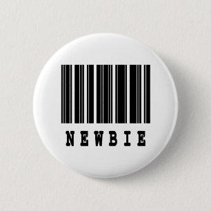 ontwerp van de nieuwe barcode ronde button 5,7 cm