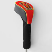 Ontwerp van de omlijste patch van de 25e Infanteri Golfheadcover (Schuin)