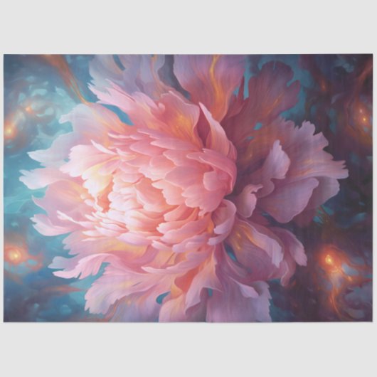 Ontwerp van de Peonies-reeks 8 Tissuepapier (Voorkant)