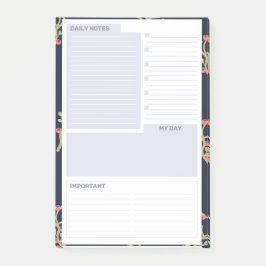 Ontwerp van de planner voor dagelijkse notities post-it® notes