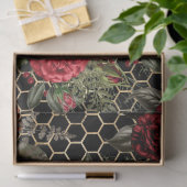 Ontwerp van de Red Rose Bee-reeks 60 Tissuepapier (Geschenk)