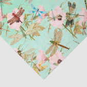  ontwerp van de Reeks Dragonflies 11 Tissuepapier (Detail)