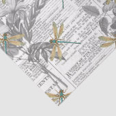  ontwerp van de Reeks Dragonflies 16 Tissuepapier (Detail)