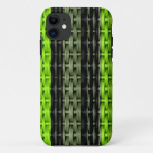 Ontwerp van de retro-grafische zwarte en groene te iPhone 11 hoesje