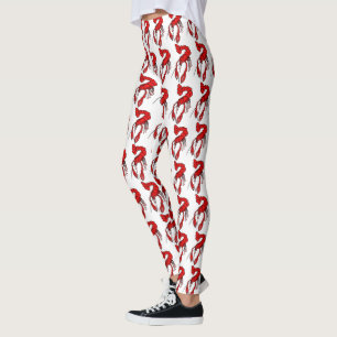 Ontwerp van de Rivierkreeften van de pret het Rode Leggings