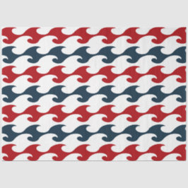 Ontwerp van de rode en Navy Nautical Series 14 Tissuepapier