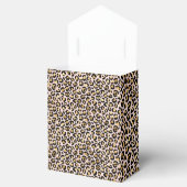 Ontwerp van de Roze en Gold Leopard-reeks 12 Bedankdoosjes (Geopend)