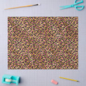 Ontwerp van de Roze en Gold Leopard-reeks 13 Tissuepapier (Craft)