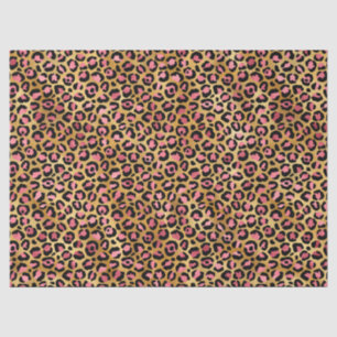 Ontwerp van de Roze en Gold Leopard-reeks 13 Tissuepapier