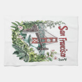 Ontwerp van de San Francisco Golden Gate Bridge Wa Theedoek (Horizontaal)