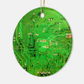 Ontwerp van de schakelkaart keramisch ornament (Links)