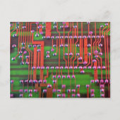 Ontwerp van de schakelplank briefkaart (Voorkant)